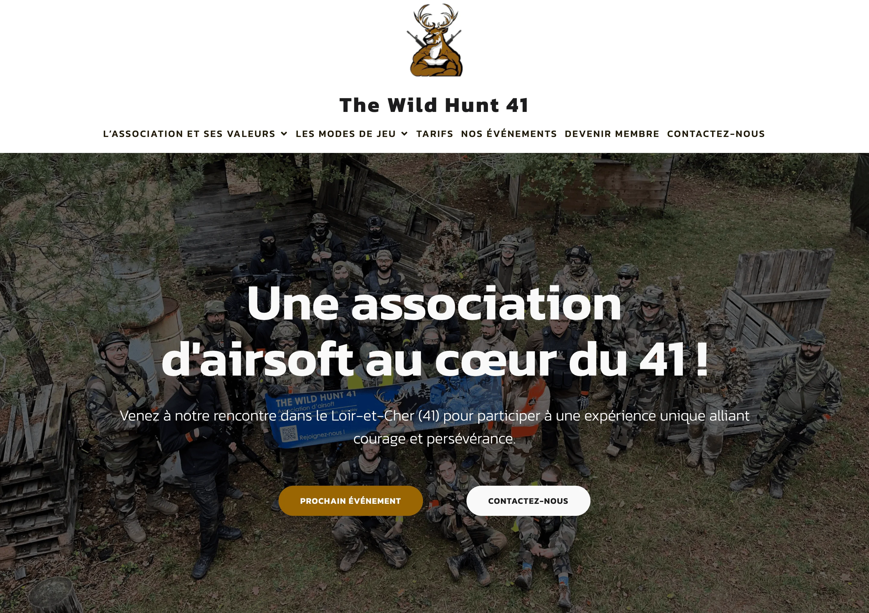 Création du site internet